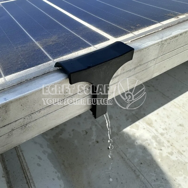 Saulės kolektorių vandens nuleidimo spaustukai Pv modulių valymo spaustukai