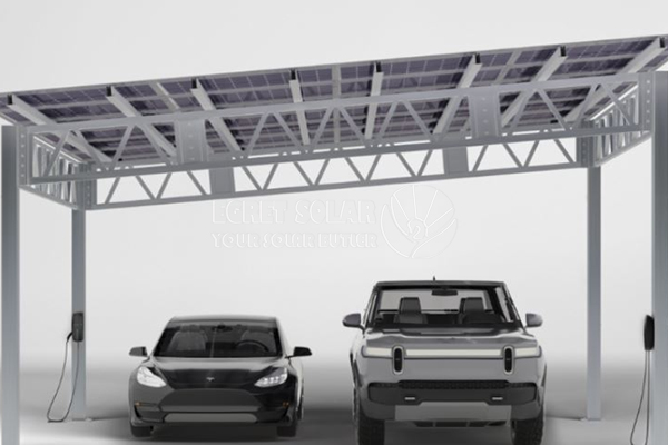 „Egret Solar Company“ pristato naujas saulės automobilių stovėjimo aikšteles